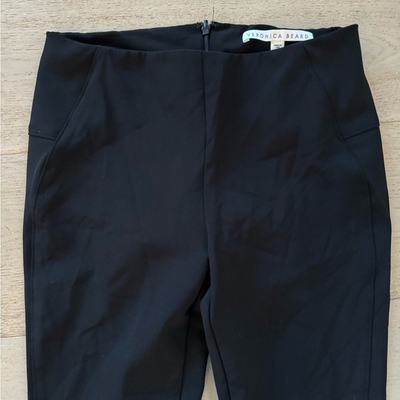 Veronica Beard ZIP BACK SCUBA PANT side 2 NAVY - Picture 6 of 12